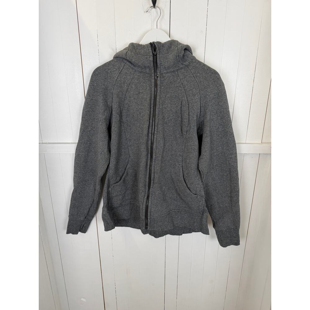 Lululemon Gray Full Zip Cotton Hoodie Women’s Size 18